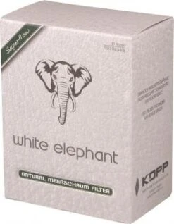 White Elephant Natur Meerschaumfilter 150 Stück