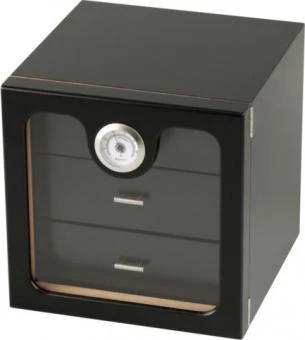 Humidor Schrank Schwarz Acrylscheibe Für Ca. 50 Cigarren 3 Humidor Schrank Schwarz Acrylscheibe Für Ca. 50 Cigarren