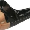 Pfeifenascher Keramik Pfeifenform Schwarz/braun -Raucherzubehör Geschäft 0152