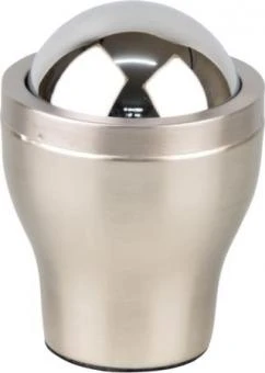 Ascher "Kuppel" Chrom/chrom Gebürstet 9cm