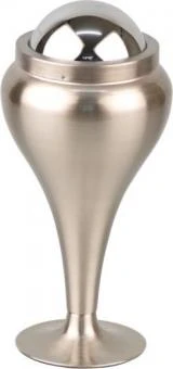 Kuppelascher "Pokal" Chrom Gebürstet 10.5cm