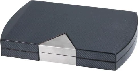 Reisehumidor Carbon-Optik/Metallapplikation Für Ca. 10 Cig. 3 Reisehumidor Carbon-Optik/Metallapplikation Für Ca. 10 Cig.