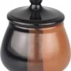 Tabaktopf Keramik Schwarz/braun 1 Tabaktopf Keramik Schwarz/braun -Raucherzubehör Geschäft 02212