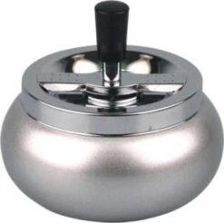 Drehascher Bauchig Chrom/silbermetallic