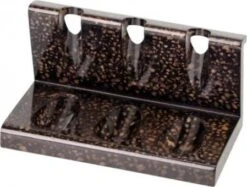 Pfeifenständer Hell-/dunkelbraun Gemustert Poliert 3er