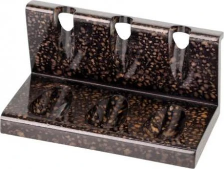 Pfeifenständer Hell-/dunkelbraun Gemustert Poliert 3er 3 Pfeifenständer Hell-/dunkelbraun Gemustert Poliert 3er