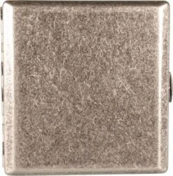 Zigarettenetui Metall Silber Antik 20er