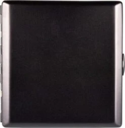 Zigarettenetui Aus Messing Schwarz Eloxiert 20er