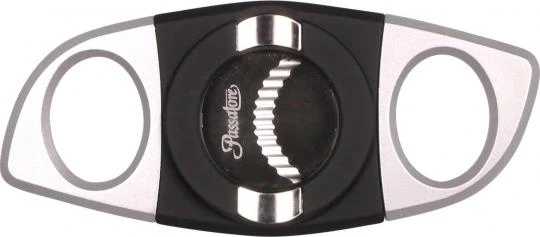 Passatore Zigarrenabschneider Kunststoff Rubber Schwarz/silber 3 Passatore Zigarrenabschneider Kunststoff Rubber Schwarz/silber