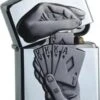 Original ZIPPO Chrome Poliert Trick "Full House" 1 Original ZIPPO Chrome Poliert Trick "Full House" -Raucherzubehör Geschäft 0372