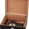 Humidor-Set Walnuss Dekor Schwarz Für Ca. 25 Cigarren 1 Humidor-Set Walnuss Dekor Schwarz Für Ca. 25 Cigarren -Raucherzubehör Geschäft 0422