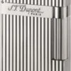 DUPONT Ligne2 Versilbert Längsgestreift -Raucherzubehör Geschäft 0455
