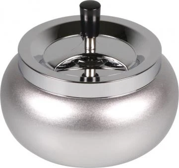 Schleuderascher Jumbo Rund Bauchig Chrom/silber Metallic 3 Schleuderascher Jumbo Rund Bauchig Chrom/silber Metallic