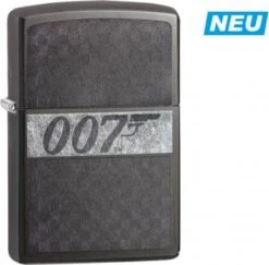 Original ZIPPO Grey Dusk Gelasert "007"