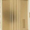 Zigarettenetui Metal Streifen/Rauten Goldin -Raucherzubehör Geschäft 0536