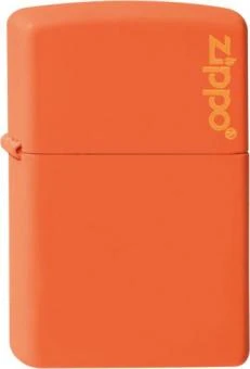 Original Zippo Orange Matt With Zippo Logo
