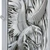 Original Zippo Chrom Gebürstet Phoenix On Fire -Raucherzubehör Geschäft 0583