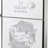 Original ZIPPO Chrom Poliert "Fische"