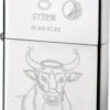 Original ZIPPO Chrom Poliert "Stier" -Raucherzubehör Geschäft 0592
