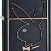 Original ZIPPO Schwarz Plakette "Playboy" 2 Original ZIPPO Schwarz Plakette "Playboy" -Raucherzubehör Geschäft 0618