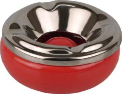Salon-Ascher Rund Keramik Rot 12cm