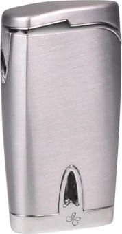 JEAN CLAUDE 4-Flammen Jet-Feuerzeug "Connor"chrom Satin/chrom