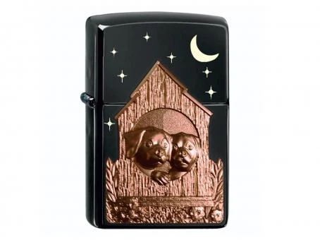 Original ZIPPO Ebony Plakette "Trick Doghouse" 3 Original ZIPPO Ebony Plakette "Trick Doghouse"