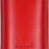 Etui Kalbsleder Rot 2er -Raucherzubehör Geschäft 0731