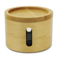 Tabaktopf Holz Lack Natur