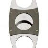 Zigarrenabschneider 22mm Chrom Satin,Streifen Gun -Raucherzubehör Geschäft 1501 3 50 7504 0