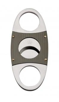 Zigarrenabschneider 22mm Chrom Satin,Streifen Gun