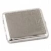Zigarettenetui Metall 18er Nickel Satiniert Venetian Mit Gummizug -Raucherzubehör Geschäft 20964 s