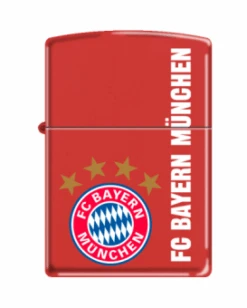 Zippo FC Bayern Rot Matt Druck