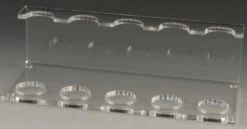 Pfeifenständer Aus Acryl Transparent 5er