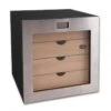 Humidor Schrank Front Metallic 4 Schubfächer -Raucherzubehör Geschäft 31851 a 001 s