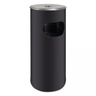 Standascher Schwarz Matt Mit Abfallkorb 3 Standascher Schwarz Matt Mit Abfallkorb