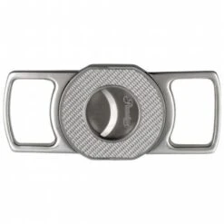 Zigarrenabschneider PASSATORE Chrom/Carbon Silber