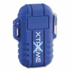 SILVER MATCH Double Lichtbogen USB Icon Blue