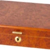 Humidor Wurzelholzdekor Abschließbar Für Ca. 10 Cigarren -Raucherzubehör Geschäft 560061 humidor1