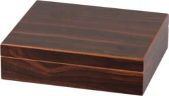 Humidor Walnut Dekor Dunkel Für Ca. 20 Cigarren