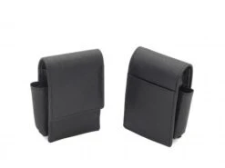 Zigarretten Etui Leder Schwarz Mit Fzg Fach