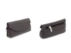 Pfeifentasche Für 1 Pfeifen Leder Ebony