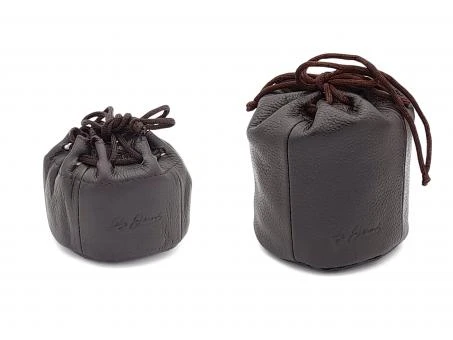 Zugbeutel Leder Ebony Klein 3 Zugbeutel Leder Ebony Klein