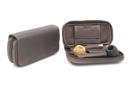 Pfeifentasche Für 2 Pfeifen Jägerleder 3 Pfeifentasche Für 2 Pfeifen Jägerleder