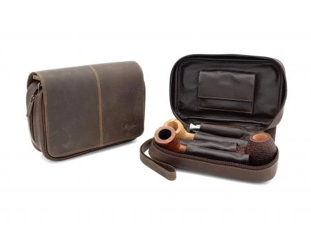 3er-Pfeifentasche, Crazy Horse 3 3er-Pfeifentasche, Crazy Horse