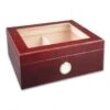 Humidor Glasdeckel Cherryfarben Klimasystem/Hygrometer -Raucherzubehör Geschäft 75374 humidor1