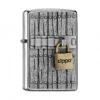 Zippo Chrom Gebürstet Close Vintage -Raucherzubehör Geschäft 86203 a zippo close vintage s