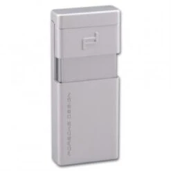 Feuerzeug Jet PORSCHE P3642/03 Silber Klappdeckel/Drücker Seitlich