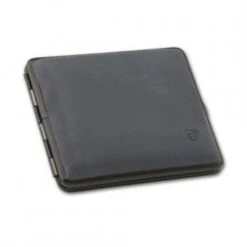 Zigarettenetui Leder 18er King Size Blau Mit Gummizug