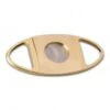 Cigarrenabschneider Flach Metall Gold -Raucherzubehör Geschäft 99944 a 001 s